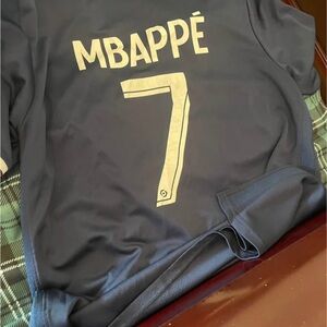 Men's Navy Blue Soccer Jersey